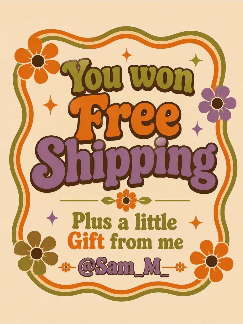GIVEAWAY! Feel Free to Bundle Shipping is on me!